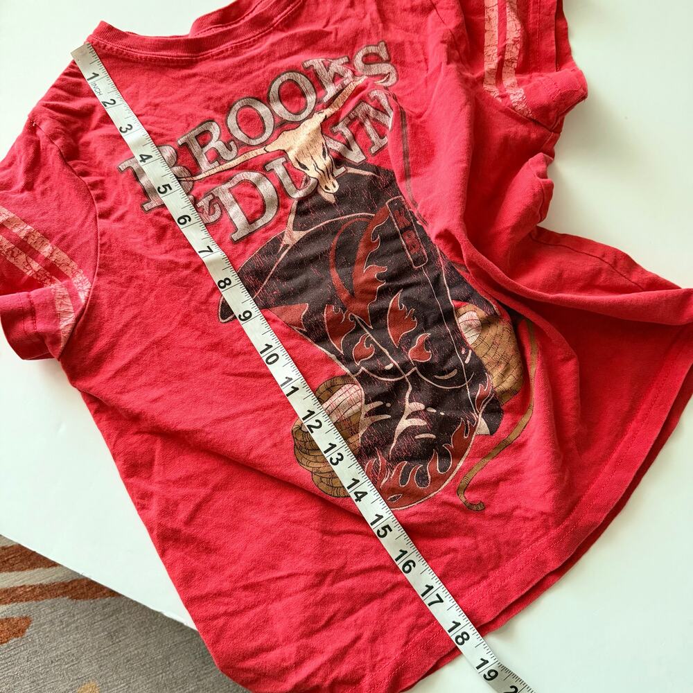 Buckle Girls Brooks & Dunn Distressed Graphic Band T-Shirt Size M - Picture 7 of 7